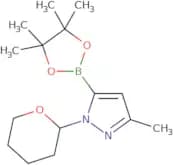 3-Methyl-1-(oxan-2-yl)pyrazole-5-boronic acid, pinacol ester