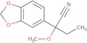 2-(1,3-Dioxaindan-5-yl)-2-methoxybutanenitrile
