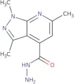 1,3,6-Trimethyl-1H-pyrazolo[3,4-b]pyridine-4-carbohydrazide