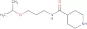 N-[3-(Propan-2-yloxy)propyl]piperidine-4-carboxamide