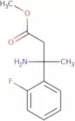 Methyl 3-amino-3-(2-fluorophenyl)butanoate