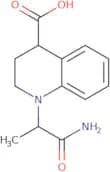 1-(1-Carbamoylethyl)-1,2,3,4-tetrahydroquinoline-4-carboxylic acid