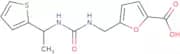 5-[({[1-(Thiophen-2-yl)ethyl]carbamoyl}amino)methyl]furan-2-carboxylic acid