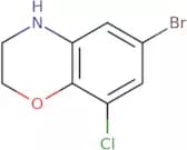 6-Bromo-8-chloro-3,4-dihydro-2H-1,4-benzoxazine