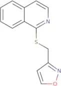 1-{[(1,2-Oxazol-3-yl)methyl]sulfanyl}isoquinoline