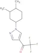 1-[1-(3,4-Dimethylcyclohexyl)-1H-pyrazol-4-yl]-2,2,2-trifluoroethan-1-one