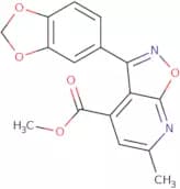 Methyl 3-(1,3-dioxaindan-5-yl)-6-methyl-[1,2]oxazolo[5,4-b]pyridine-4-carboxylate