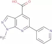 1-Methyl-6-(pyridin-3-yl)-1H-pyrazolo[3,4-b]pyridine-4-carboxylic acid