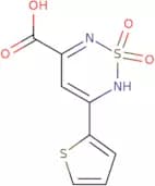 1,1-Dioxo-5-(thiophen-2-yl)-2H-1,2,6-thiadiazine-3-carboxylic acid