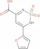 5-(Furan-2-yl)-1,1-dioxo-2H-1,2,6-thiadiazine-3-carboxylic acid