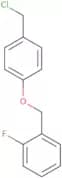 1-{[4-(Chloromethyl)phenoxy]methyl}-2-fluorobenzene