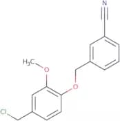 3-[4-(Chloromethyl)-2-methoxyphenoxymethyl]benzonitrile
