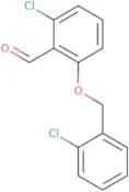 2-Chloro-6-[(2-chlorophenyl)methoxy]benzaldehyde