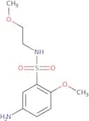 5-Amino-2-methoxy-N-(2-methoxyethyl)benzene-1-sulfonamide