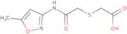 ({2-[(5-Methylisoxazol-3-yl)amino]-2-oxoethyl}thio)acetic acid