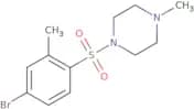 1-[(4-Bromo-2-methylbenzene)sulfonyl]-4-methylpiperazine
