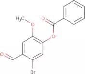 5-Bromo-4-formyl-2-methoxyphenyl benzoate