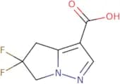 5,5-Difluoro-4H,5H,6H-pyrrolo[1,2-b]pyrazole-3-carboxylic acid