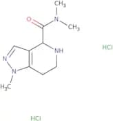 N,N,1-Trimethyl-1H,4H,5H,6H,7H-pyrazolo[4,3-c]pyridine-4-carboxamide dihydrochloride