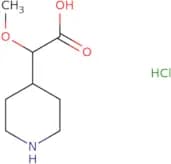 2-Methoxy-2-(piperidin-4-yl)acetic acid hydrochloride