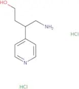 4-Amino-3-(pyridin-4-yl)butan-1-ol dihydrochloride