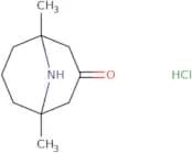 1,5-Dimethyl-9-azabicyclo[3.3.1]nonan-3-one hydrochloride