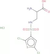 2-Amino-3-(2,5-dichlorothiophene-3-sulfonamido)propanoic acid hydrochloride