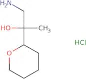 1-Amino-2-(oxan-2-yl)propan-2-ol hydrochloride
