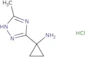 1-(5-Methyl-4H-1,2,4-triazol-3-yl)cyclopropan-1-amine hydrochloride