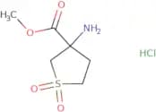 Methyl 3-amino-1,1-dioxo-1λ⁶-thiolane-3-carboxylate hydrochloride