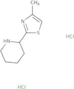 2-(4-Methyl-1,3-thiazol-2-yl)piperidine dihydrochloride
