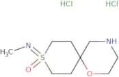 9-(Methylimino)-1-oxa-9λ6-thia-4-azaspiro[5.5]undecan-9-one dihydrochloride