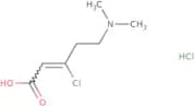 (2Z)-3-Chloro-5-(dimethylamino)pent-2-enoic acid hydrochloride