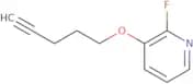 2-Fluoro-3-(pent-4-yn-1-yloxy)pyridine