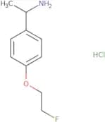 (1R)-1-[4-(2-Fluoroethoxy)phenyl]ethan-1-amine hydrochloride
