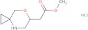 Methyl 2-{7-oxa-4-azaspiro[2.5]octan-6-yl}acetate hydrochloride