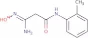 2-(N'-Hydroxycarbamimidoyl)-N-(2-methylphenyl)acetamide