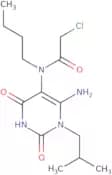 N-[6-Amino-1-(2-methylpropyl)-2,4-dioxo-1,2,3,4-tetrahydropyrimidin-5-yl]-N-butyl-2-chloroacetamide