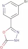 5-(5-Bromopyridin-3-yl)-2,3-dihydro-1,3,4-oxadiazol-2-one