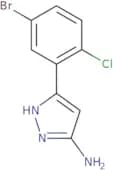 5-(5-Bromo-2-chlorophenyl)-1H-pyrazol-3-amine