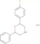 2-(4-Fluorophenyl)-6-phenylmorpholine hydrochloride