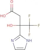 4,4,4-Trifluoro-3-hydroxy-3-(1H-imidazol-2-yl)butanoic acid