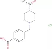 4-[(4-Acetylpiperazin-1-yl)methyl]benzoic acid hydrochloride