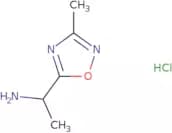 1-(3-Methyl-1,2,4-oxadiazol-5-yl)ethan-1-amine hydrochloride