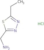 (5-Ethyl-1,3,4-thiadiazol-2-yl)methanamine hydrochloride