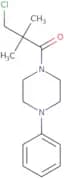 3-Chloro-2,2-dimethyl-1-(4-phenylpiperazin-1-yl)propan-1-one