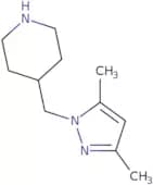4-[(3,5-Dimethyl-1H-pyrazol-1-yl)methyl]piperidine