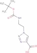 1-(2-{[(tert-Butoxy)carbonyl]amino}ethyl)-1H-1,2,3-triazole-4-carboxylic acid
