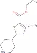 Ethyl 4-methyl-2-(piperidin-4-yl)-1,3-thiazole-5-carboxylate