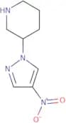 3-(4-Nitro-1H-pyrazol-1-yl)piperidine